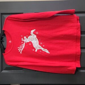 Reindeer holiday top
